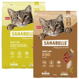 Sanabelle Classic Geflügel & Sanabelle Classic Rind Sparpaket