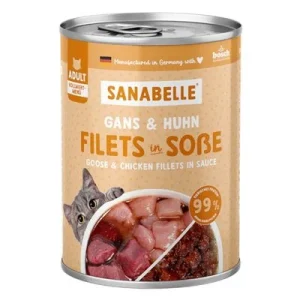 Sanabelle Fleisch in Soße 6 x 380 g Gans & Huhn