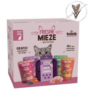 Sanabelle Freshe Mieze Aktionsbox Nassfutter + Schleckmatte