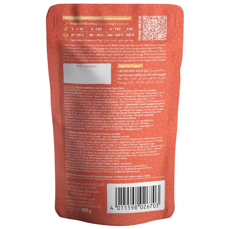 Sanabelle Freshe Mieze Pute & Huhn 100 g - Image 2
