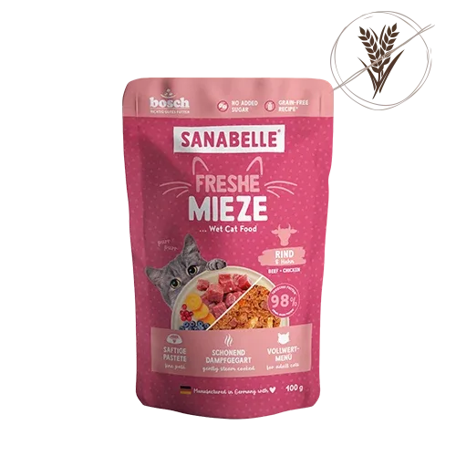 Sanabelle Freshe Mieze - Rind & Huhn