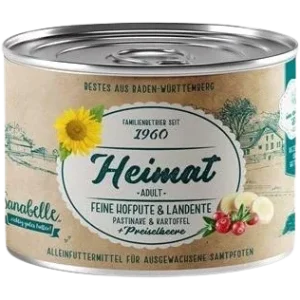 Sanabelle Heimat Dose feine Hofpute & Landente mit Pastinake, Kartoffel und Preiselbeere 200 g