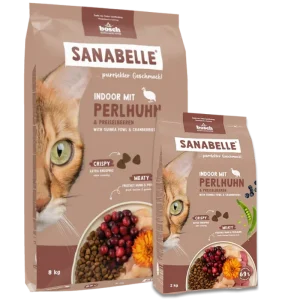 Sanabelle Indoor Perlhuhn 8 kg + Sanabelle Indoor Perlhuhn 2 kg