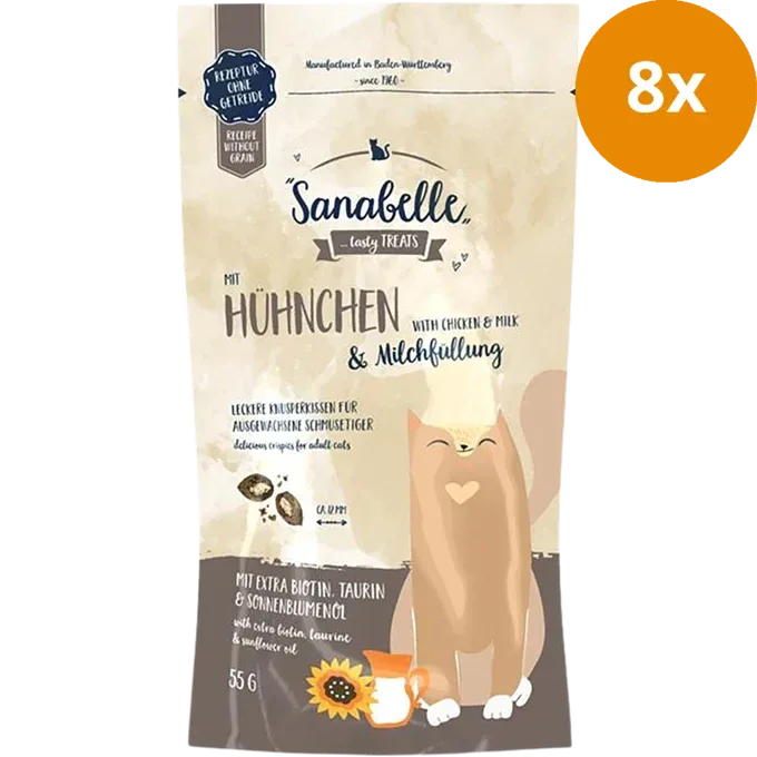 Sanabelle Knusperkissen Huhn & Milch 55 g - Image 2