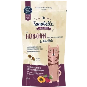 Sanabelle Knusperkissen Huhn & Rote Beete 55 g