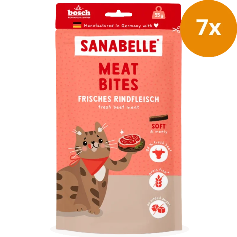 Sanabelle Meat Bites Frisches Rindfleisch 55 g - Image 2