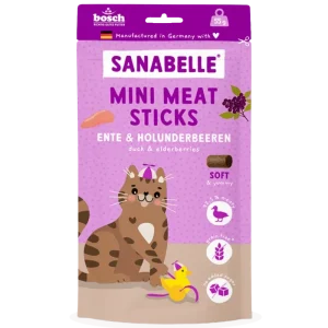 Sanabelle Mini Meat Sticks Ente & Holunderbeeren 55 g