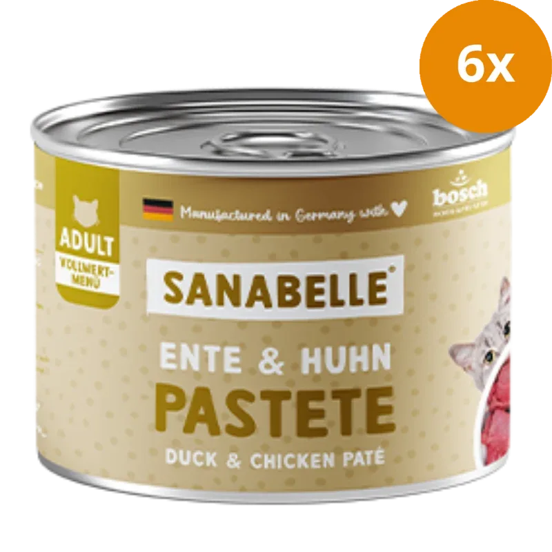 Sanabelle Nassfutter mit Ente & Huhn 195 g - Image 2