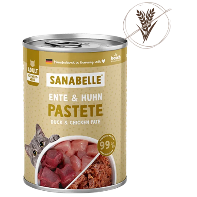 Sanabelle Nassfutter mit Ente & Huhn 400 g