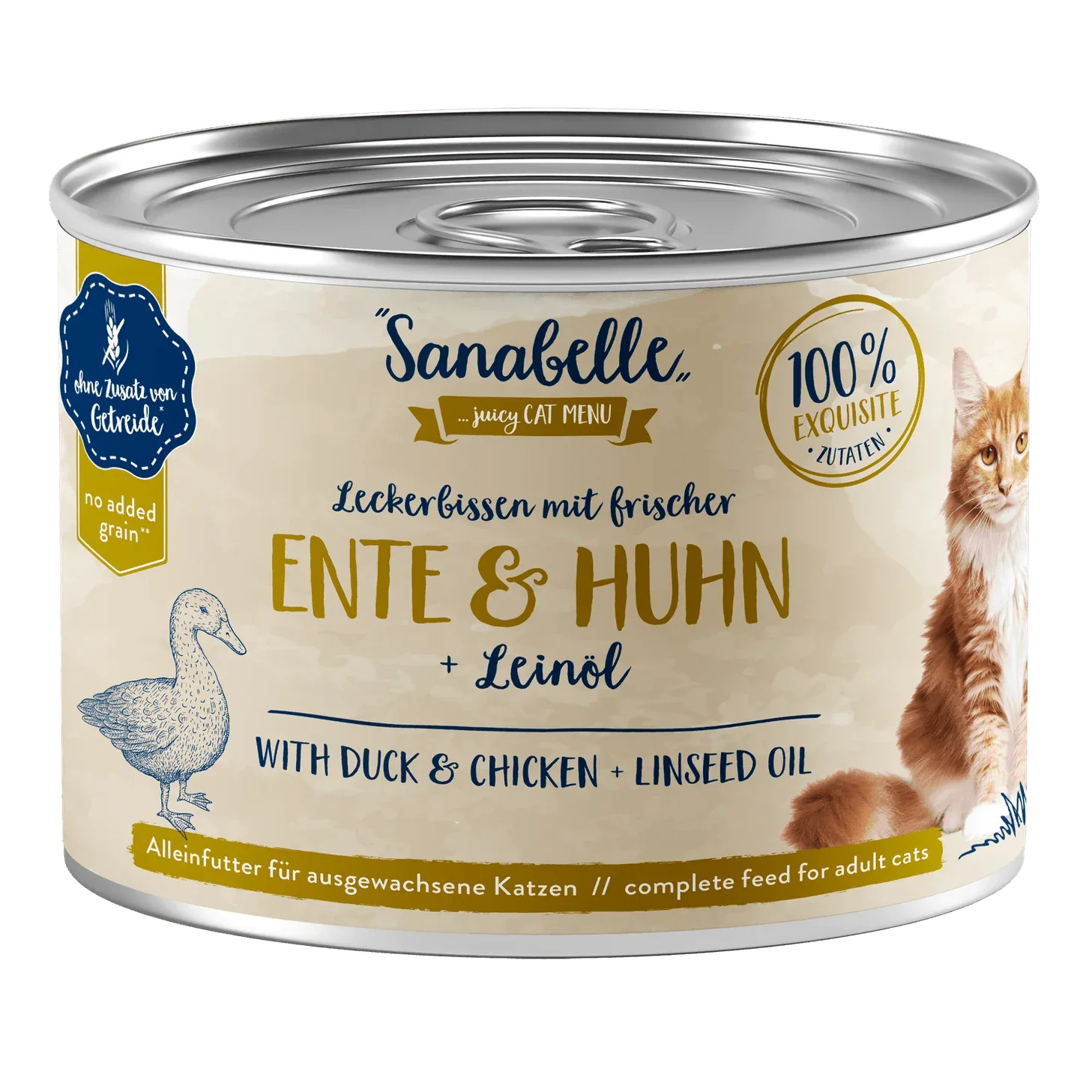 Sanabelle Nassfutter mit Ente & Huhn
