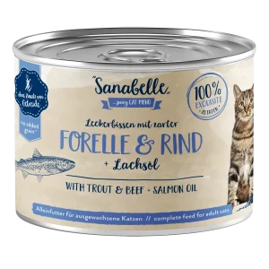 Sanabelle Nassfutter mit Forelle & Rind