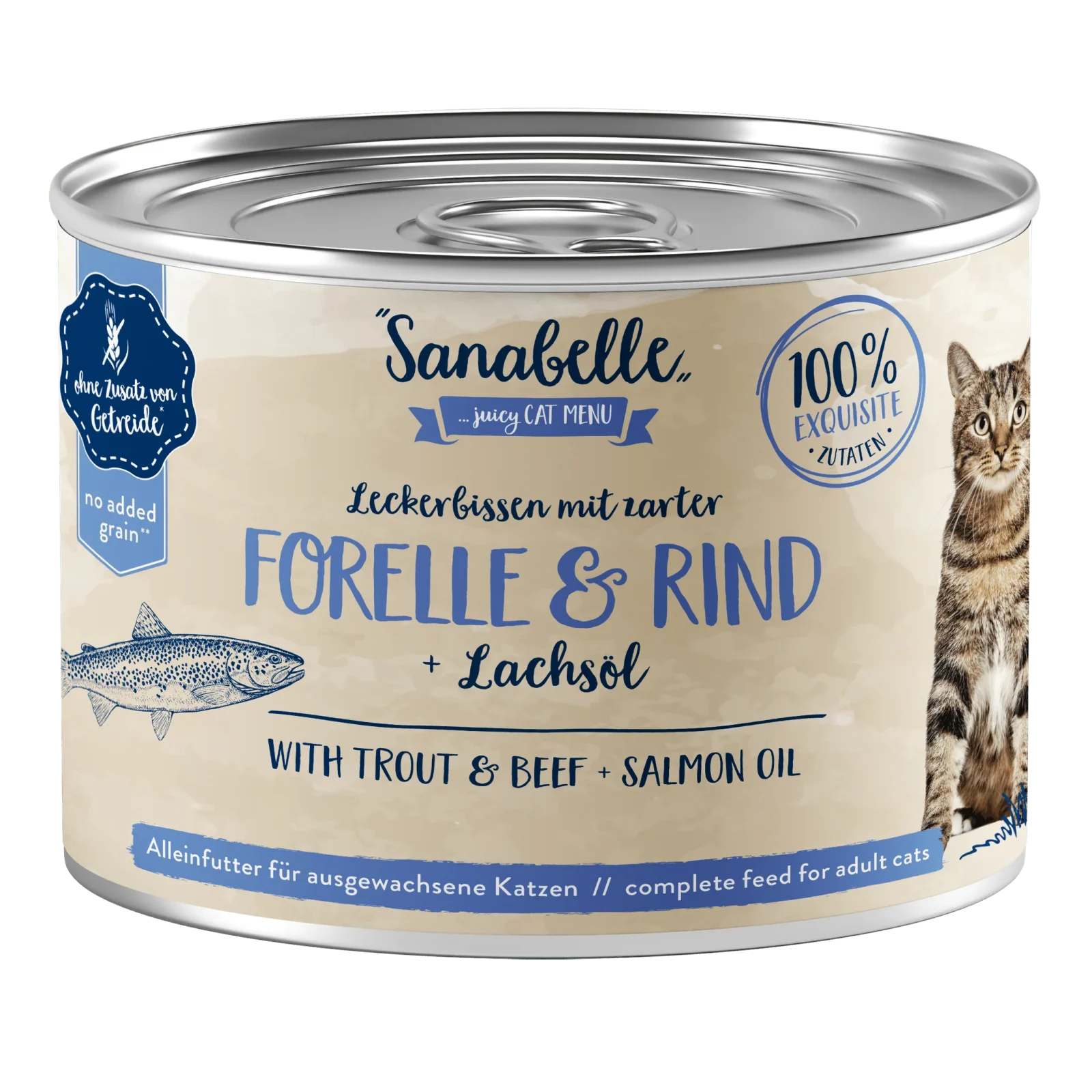 Sanabelle Nassfutter mit Forelle & Rind