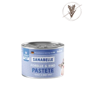 Sanabelle Nassfutter mit Forelle & Rind 195 g