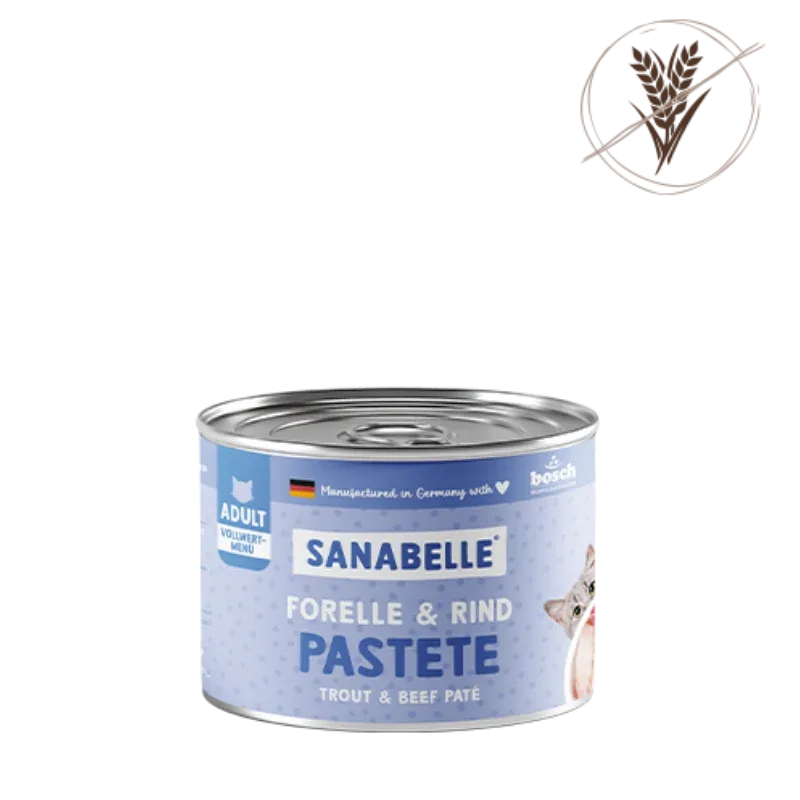 Sanabelle Nassfutter mit Forelle & Rind 195 g