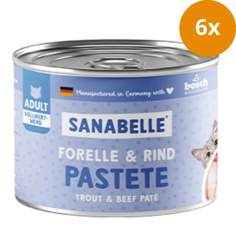 Sanabelle Nassfutter mit Forelle & Rind 195 g - Image 2