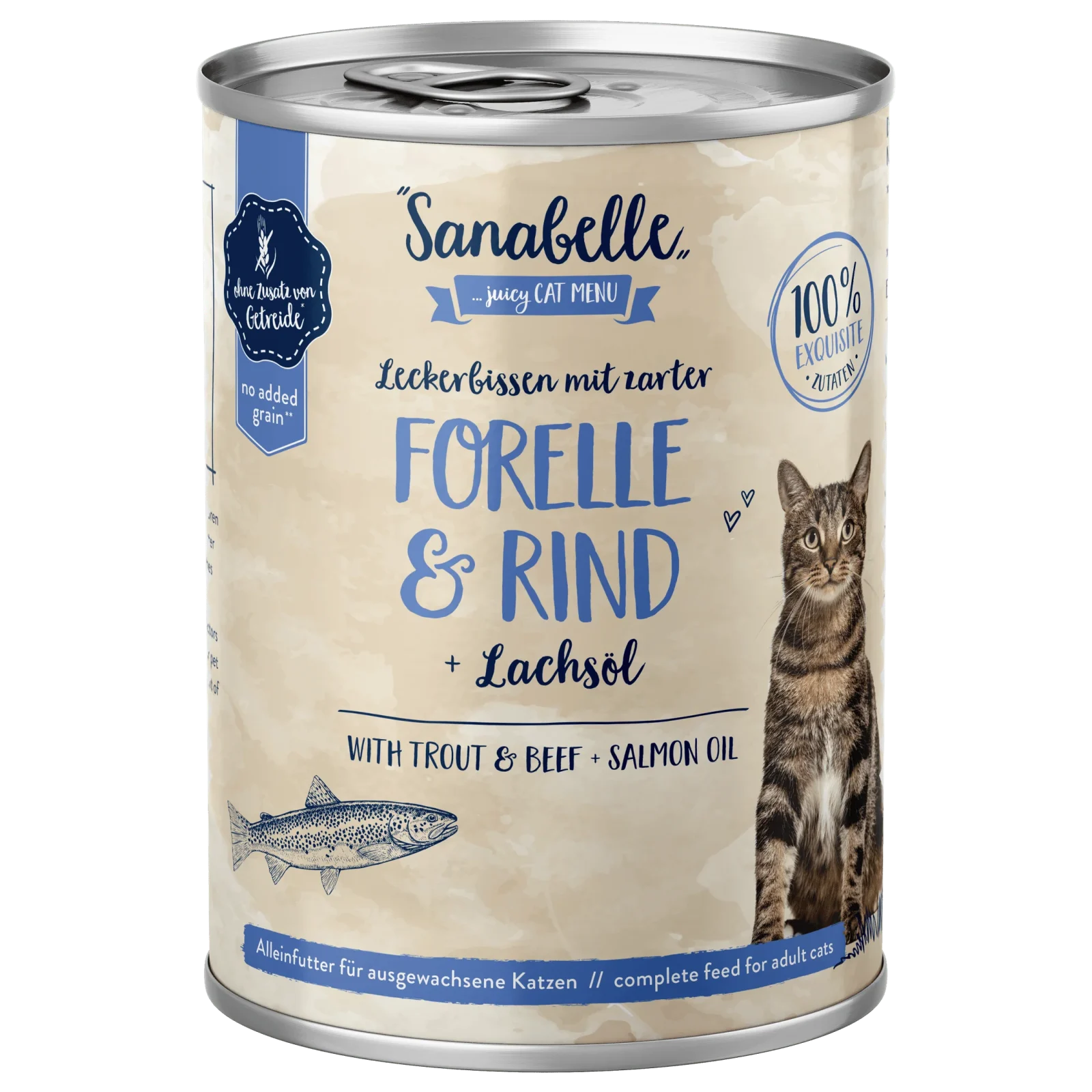 Sanabelle Nassfutter mit Forelle & Rind - Image 2