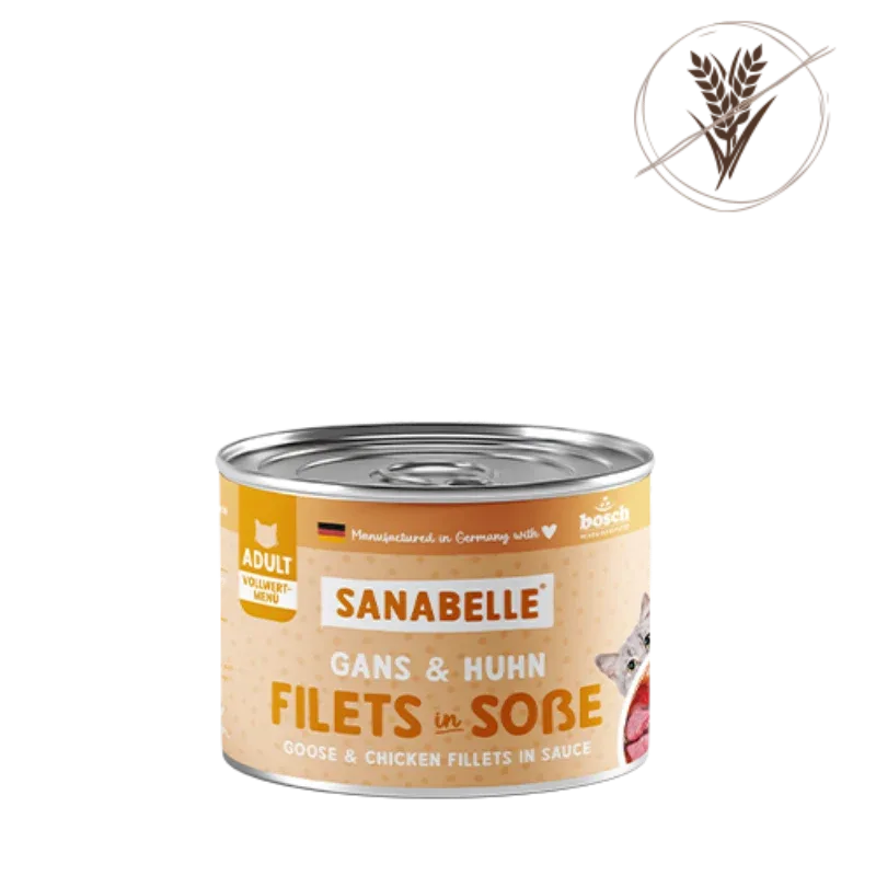 Sanabelle Nassfutter mit Gans & Huhn 180 g