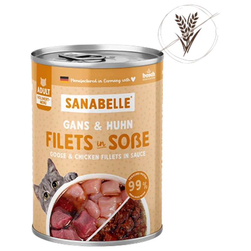 Sanabelle Nassfutter mit Gans & Huhn 380 g