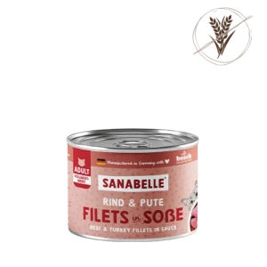 Sanabelle Nassfutter mit Rind & Pute 180 g