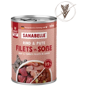 Sanabelle Nassfutter mit Rind & Pute 380 g