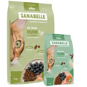 Sanabelle No Grain Huhn 8 kg + Sanabelle Sensitive Huhn 2 kg