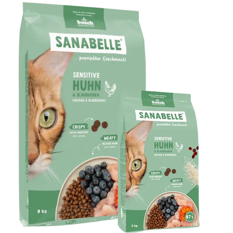 Sanabelle Sensitive Huhn 8 kg + Sanabelle Sensitive Huhn 2 kg