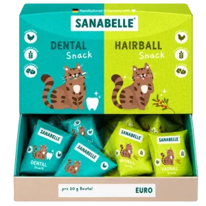 Sanabelle Snack Tetraeder Mix-Display Dental/Hairball
