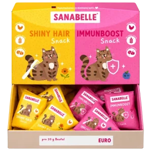 Sanabelle Snack Tetraeder Mix-Display Shiny Hair/Immunboost