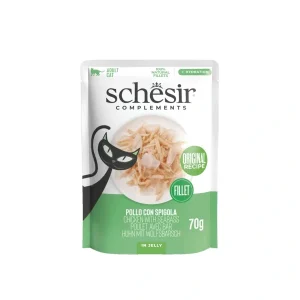 Schesir Complements in Jelly Huhn & Wolfsbarsch 70g | DAS FUTTERHAUS