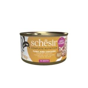 Schesir Complete Nutrition in Brühe Thunfisch & Huhn 85g | DAS FUTTERHAUS