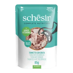 Schesir Complete Nutrition in Jelly Thunfisch + Goldbrasse 85g | DAS FUTTERHAUS