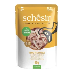 Schesir Complete Nutrition in Jelly Thunfisch + Huhn 85g | DAS FUTTERHAUS