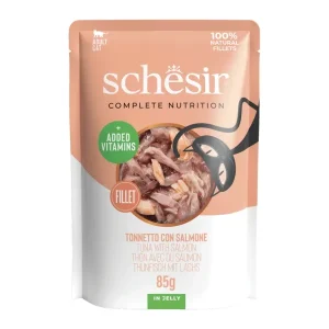 Schesir Complete Nutrition in Jelly Thunfisch + Lachs 85g | DAS FUTTERHAUS
