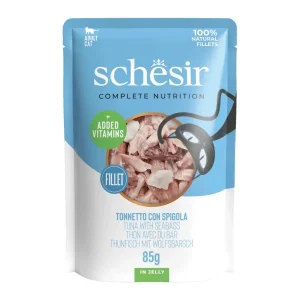 Schesir Complete Nutrition in Jelly Thunfisch + Wolfsbarsch 85g | DAS FUTTERHAUS