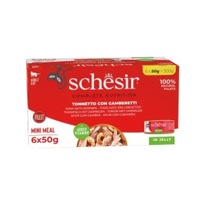 Schesir in Jelly Multipack Thunfisch & Garnelen 300g | DAS FUTTERHAUS