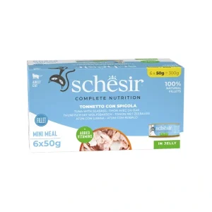 Schesir in Jelly Multipack Thunfisch & Wolfsbarsch 300g | DAS FUTTERHAUS
