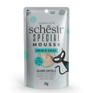 Schesir Special Skin & Coat 12 x 70 g Lachs mit Huhn