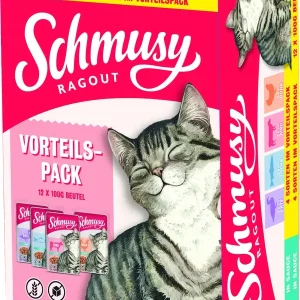 SCHMUSY Ragout in Sauce Huhn, Rind, Lachs, Ente 1,2kg | DAS FUTTERHAUS