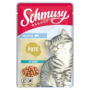 Schmusy Ragout Kitten in Sauce 22 x 100 g