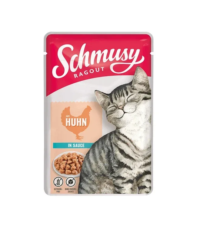 Schmusy Ragout mit Huhn in Sauce