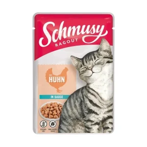Schmusy Ragout mit Lachs in Sauce