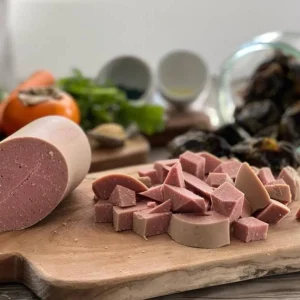 Schnittfeste Pferd-Hundewurst 12x 600g – 100% Frisches Fleisch, Glute