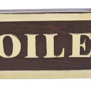 Sea Club Türschild Toilet Holz mit Versteckmöglichkeiten - HaustierPro
