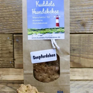 Seepferdchen – Veganer Hundekeks von Kuddels | Salbei-Geschmack & Ver