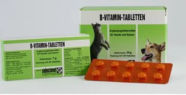 Selectavet B-Vitamin Tabletten für Hunde und Katzen 20 Stück