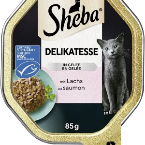 Sheba Delikatesse in Gelee mit Lachs 85g | DAS FUTTERHAUS