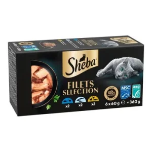 Sheba Filets 6 x 60 g Mixpaket I (3 Sorten)