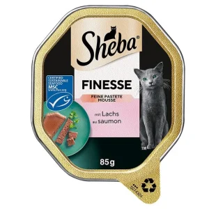 Sheba Schale Finesse Pastete/Mousse mit Lachs MSC 85g