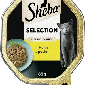 Sheba Selection in Sauce mit Huhn 85g | DAS FUTTERHAUS