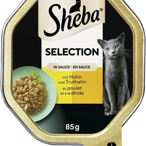 Sheba Selection in Sauce mit Huhn und Truthahn 85g | DAS FUTTERHAUS